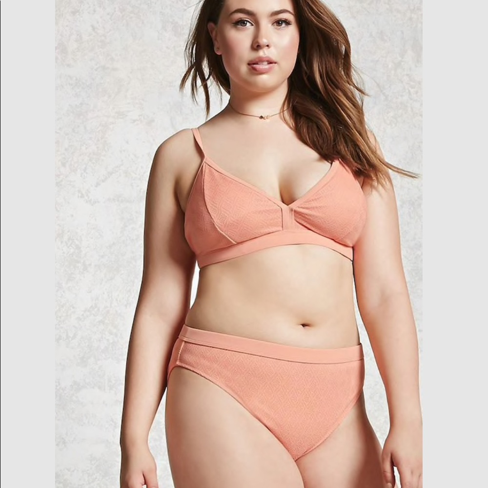 🍑Peach Crochet Bikini 👙